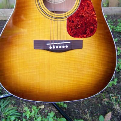Yamaha  F345SY  Sycamore Top Dreadnought Acoustic Guitar Like New image 3