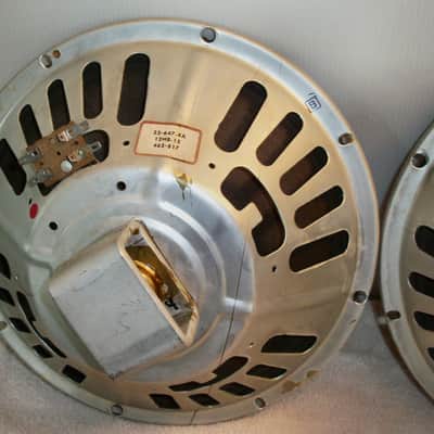 Pair of Oxford 465-817 Vintage 1960's Guitar Amplifier Alnico 12" inch 8 Ohm Speakers for Fender amp image 5