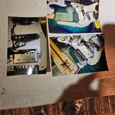 Fender licensed  all parts Custom  build guitar,  maple top, duncan pup image 15