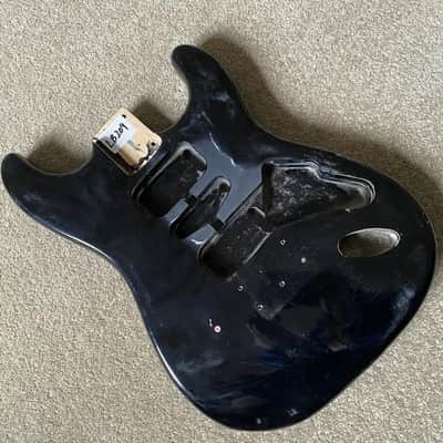 Basswood Black HSH Guitar Stratocaster Strat Style Body image 6