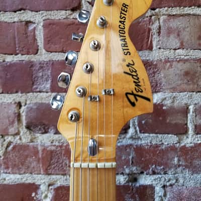 1974 Fender Stratocaster Electric Guitar with OHSC and Case Candy image 8