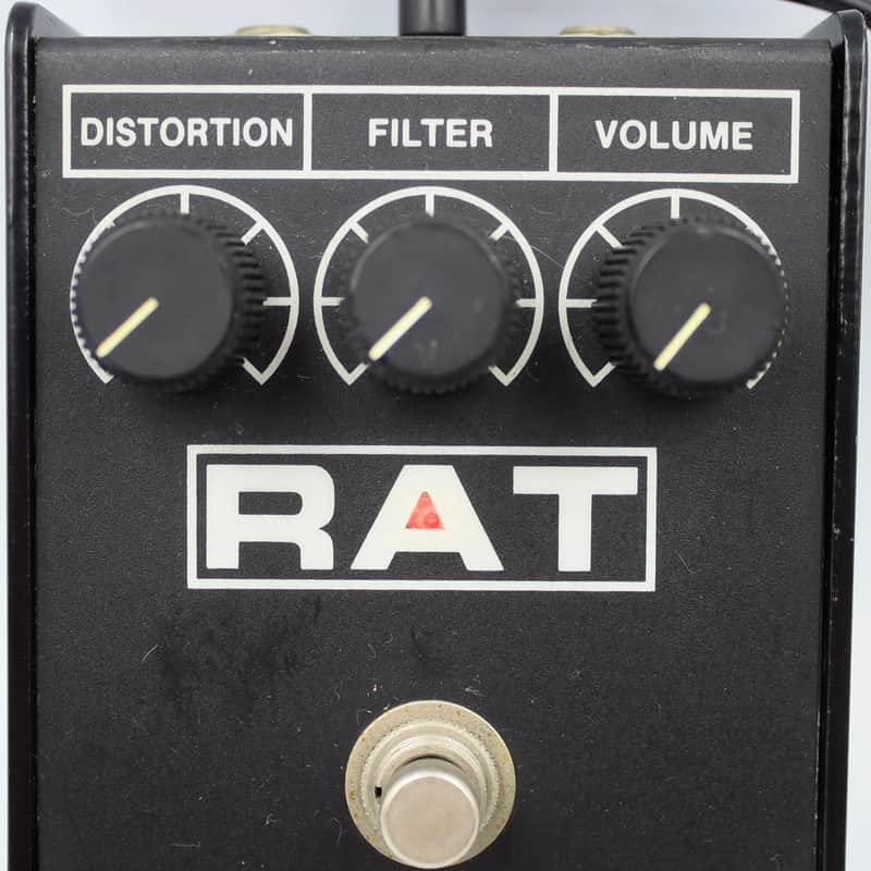 ProCo RAT Made in USA Silver Screw LM308N With Conversion Cable