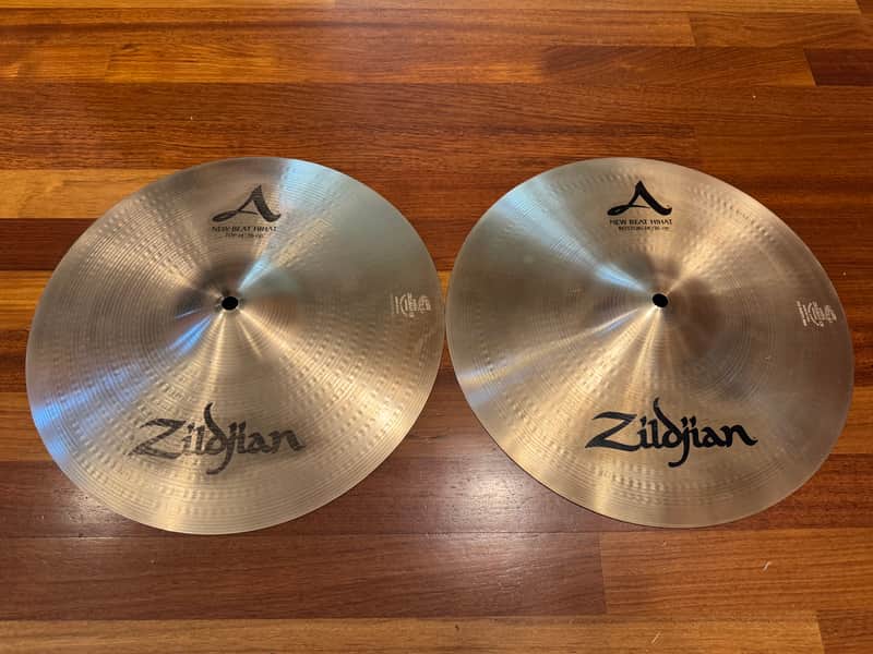Zildjian 14" A Series New Beat Hi-Hat Cymbals (Pair) 2013 - Present - Traditional image 1