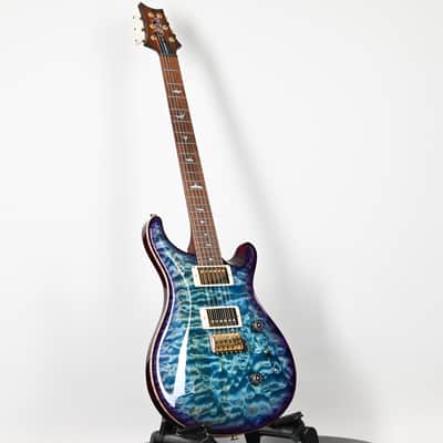 PRS Custom 24 Wood Library w/ 1-Piece Quilt 10-Top, Brazilian Rosewood, & 58/15 LT Pickups- Aquableux Purple Burst 2026 (0423889) image 14