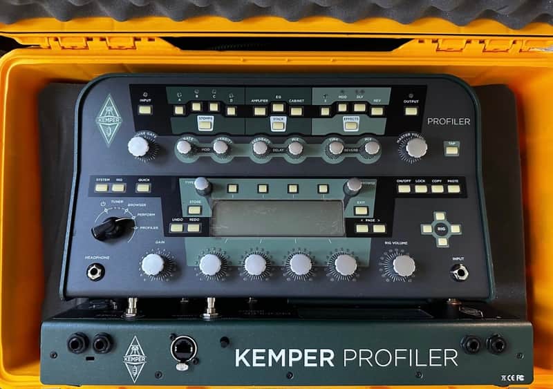 Kemper Amps Profiler PowerHead 600-Watt Digital Modeling Guitar Amp Head with Remote 2013 - 2025 - Black image 1