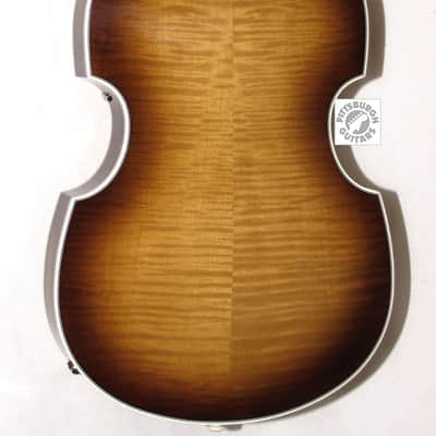 New Hofner H500/1-64-O 1964 Reissue Beatle Bass, Sunburst, w/Hard Case, COA & More, Made in Germany! image 4