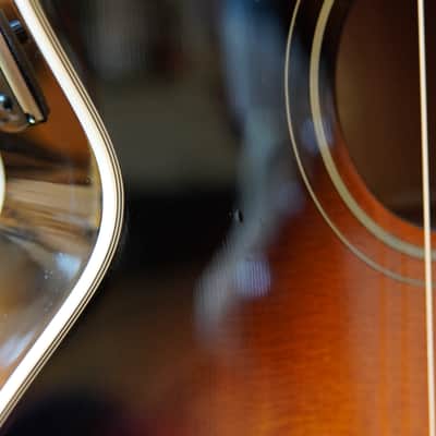 Epiphone EJ-200SCE Acoustic-Electric Guitar 2019 Vintage Sunburst w/Epiphone Hard Case image 11