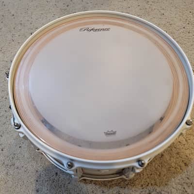 Pearl Reference Redline 14x6.5 20-Ply Limited Edition White Snare Drum - Ultra Rare 2008 image 6