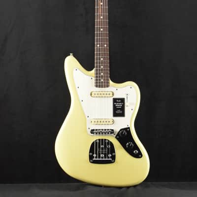 Mint Fender Player II Jaguar Hialeah Yellow Rosewood Fingerboard image 2