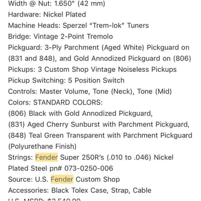 Fender 1999 Custom Shop Classic Player Stratocaster V- Neck - Aged Cherry Sunburst image 19