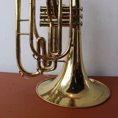 Dynasty Marching Bb French Horn w/York AL-TRU 9L Mouthpiece image 5
