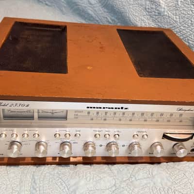 Marantz Model 2330B 130-Watt Stereo Solid-State Receiver 1977 - 1979 - Silver with Wood Case image 11