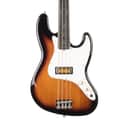 Used Fender Gold Foil Jazz Bass - 2-color Sunburst