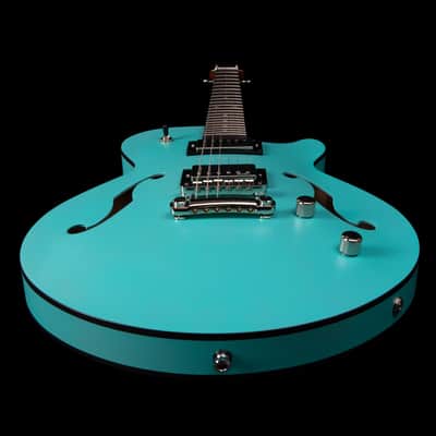 Godin (050215) Montreal Premiere HT Semi-hollow Electric Guitar - Laguna Blue (Open Box) image 8