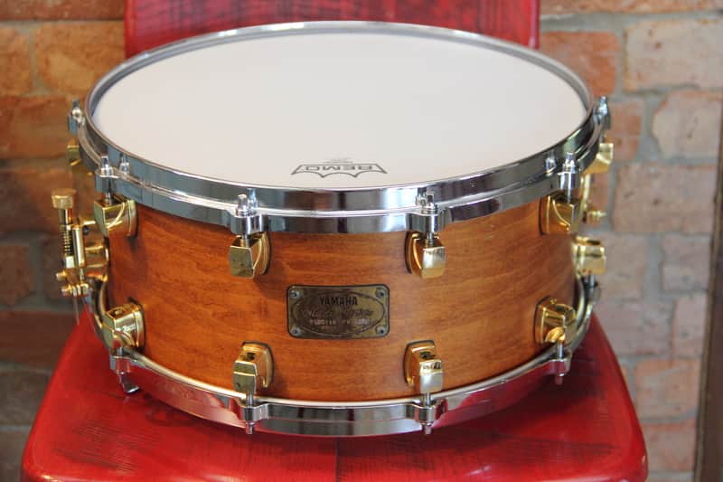 Yamaha Maple Custom - natural vintage 6.5x14 snare drum image 1