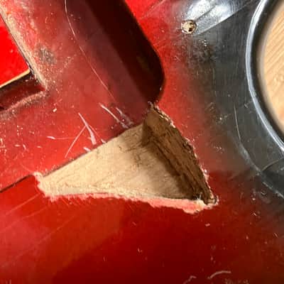 1960s Burns Baldwin Split Sound Jazz Guitar Body Made in England image 5