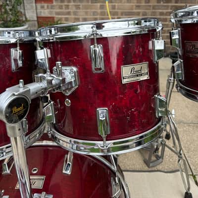 Pearl Professional DLX Series 1987 - Wine Red Lacquer image 20