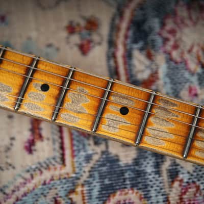 2022 Fender Custom Shop 65' Tele Custom Heavy Relic 3 Tone Sunburst image 19