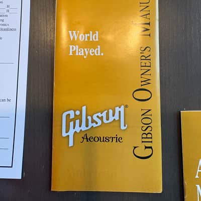 Gibson Acoustic guitar case candy checklist warranty, manual humidifier instructions image 7