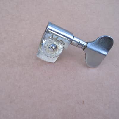 Single Vintage 1979 80s 90 Schaller Bass Guitar Tuner Peavey Fender Replacement Has Wear image 2