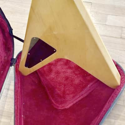 1988 Gibson Flying V “The V” – USA – Natural 1958 Style Finish – Shaw Pickups – Original Case image 2