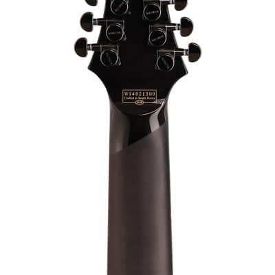 Schecter Hellraiser Hybrid C8 Electric Guitar Trans Black Burst image 7