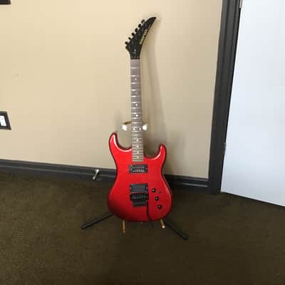 *Very Rare* Vintage Kramer USA Pacer 1980s Candy Apple Red Gloss Floyd Rose Seymour Duncan Schaller image 3