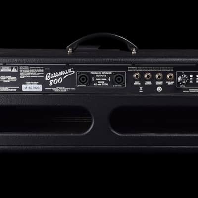 Fender Bassman 800 2-Channel 800-Watt Hybrid Bass Amp Head 2016 - Present - Black image 2