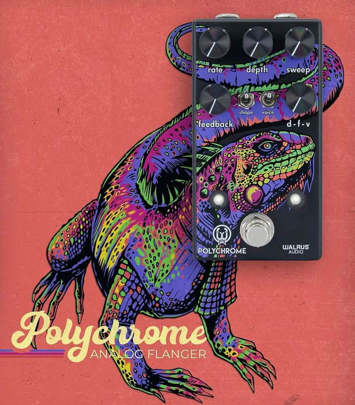 NEW Walrus Audio Polychrome Analog Flanger - Black, In Stock and Ships Fast!! image 1