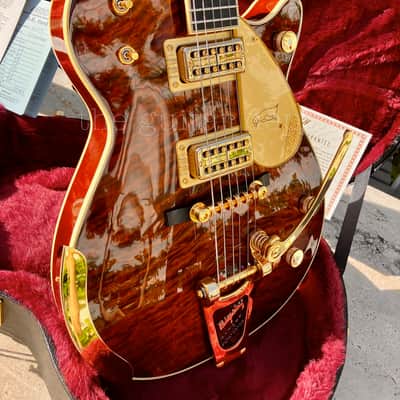 ✮AMAZING✮2023 Gretsch G-6134T GQM Limited Edition PENGUIN✮QUILT FORGE GLOW✮£3899 image 11