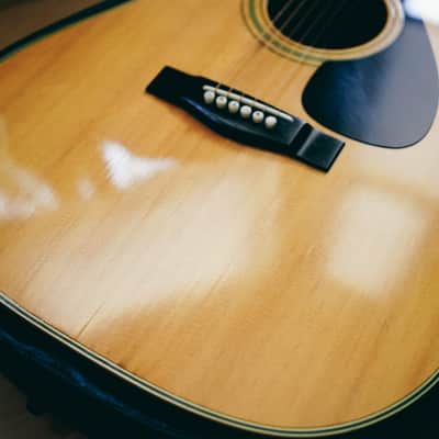 1980s Yamaha FG-350D – Solid Top | Made in Japan | Original Hard Case | Good condition image 6