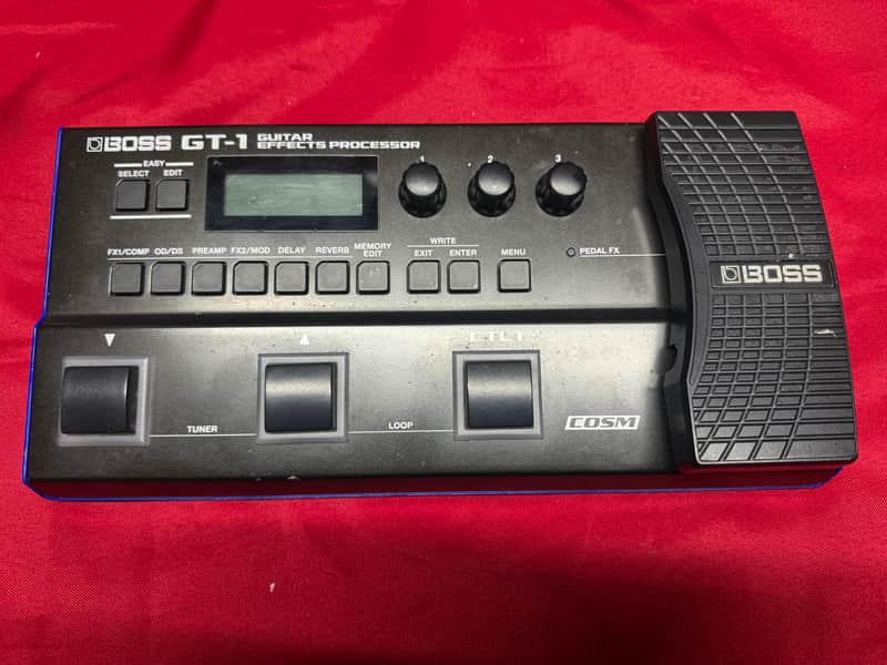 Boss GT-1 Guitar Effects Processor 2016 - Present - Black image 1