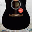 Fender FA-125CE Dreadnought Acoustic-Electric Guitar - Black
