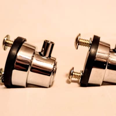 DW DESIGN SERIES MINI TURRET LUGS PAIR (2) - CHROME - FREE SHIP TO C-USA! image 3