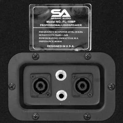(2) SEISMIC AUDIO 10" FLOOR MONITORS Stage PA Speakers image 7