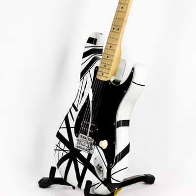Van Halen 1 EVH Black White Frankenstrat Project Electric Guitar 1of2 - 10020376 image 3