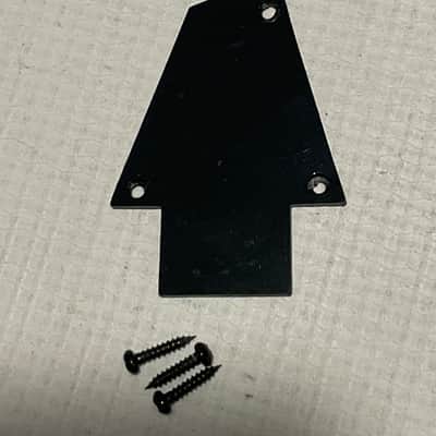2000's Indonesian Ibanez RG & S Series Electric Guitar Black Truss Rod Cover 1 Ply image 2