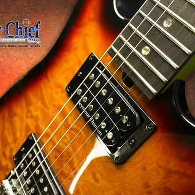 Brian Moore I-2000 iM Electric Guitar Flame Maple Vintage Sunburst, Excellent Condition image 10