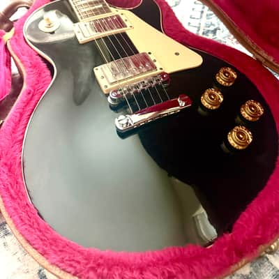 2001 Gibson Les Paul Standard "EBONY BLACK" + SD '59 PICKUPS + OHSC image 1