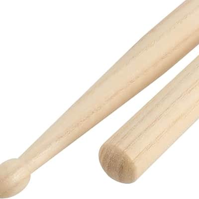 50 PCS 25 Pair 5A Drum Sticks, Maple Wood Drumsticks, Classic Wooden Drumsticks with Oval Wood Tip, Wood Drum Sticks Set for School, Band image 3