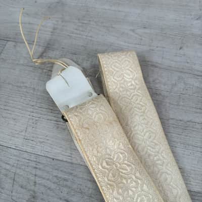 Ace Vintage Guitar Strap White image 7