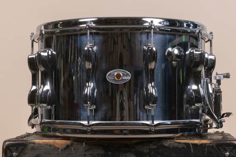 1980s Slingerland 8x14 Chrome Over Wood Magnum Snare Drum image 1