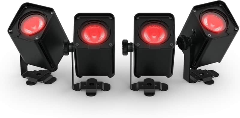 Chauvet DJ Freedom H1 IP ILS X4 Four-Pack Kit of Ultra-Compact Outdoor-Rated RGBAW+UV LED Wash Lights image 1