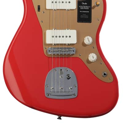 Fender Limited Vintera II Road Worn '50s Jazzmaster Electric Guitar - Fiesta Red (JzzMV2RW50FRd1) image 8