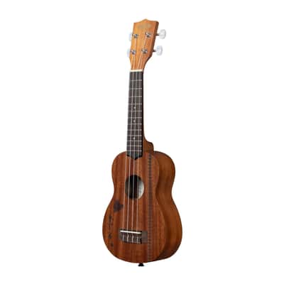 Kala Mahogany 4-String Soprano Ukulele (Hawaiian Islands and Tattoo Band) image 2
