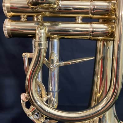 John Packer Ltd JP176 SOPRANO Eb CORNET WITH 1ST AND 3RD VALVE TRIGGERS 2021-2022 - BRASS image 13