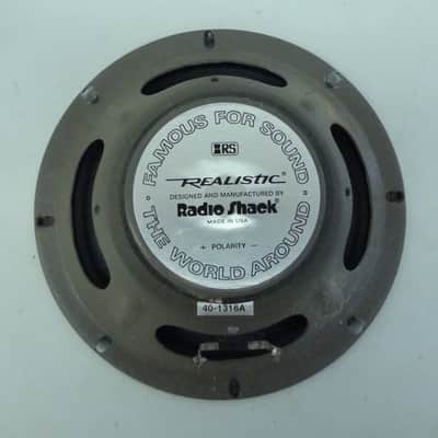 Radioshack Realistic 40-1316A 8" Replacement Speaker 8 Ohms 1980's - Tested, Works image 1