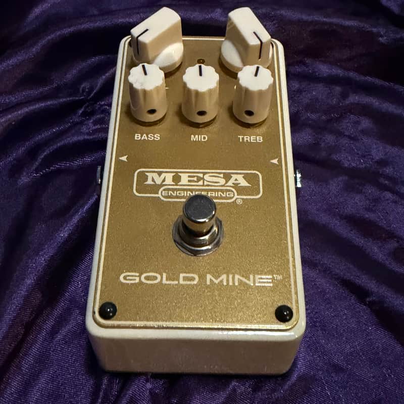 Mesa Engineering Gold Mine Overdrive Pedal – Excellent Condition with Original Box & Docs