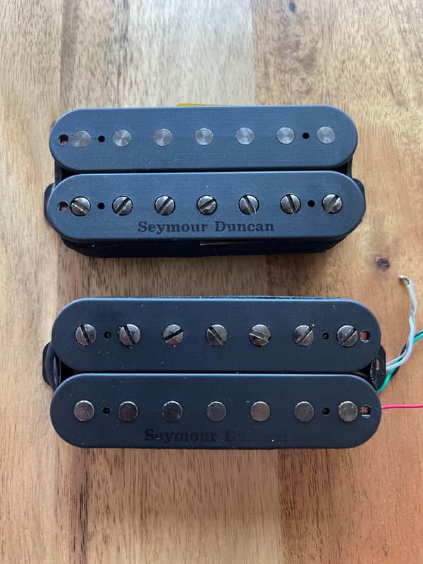 Seymour Duncan 7-String Nazgûl and Sentient Pickup Set Black image 1