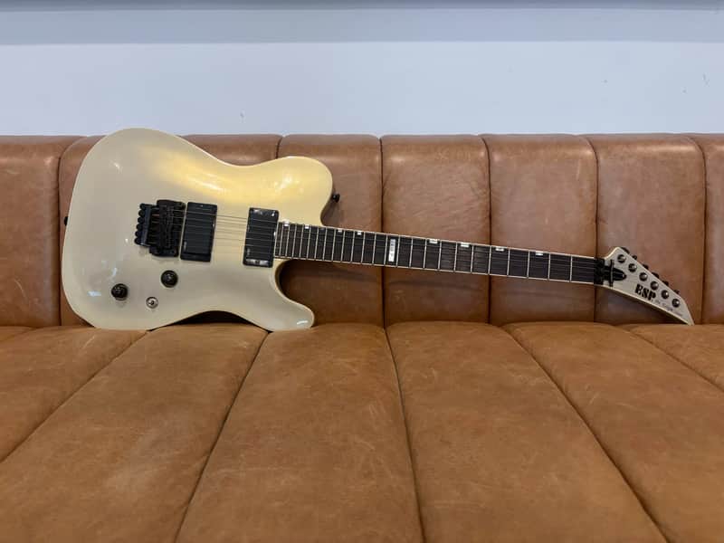 1988 ESP Eclipse custom shop T - Pearl silver image 1